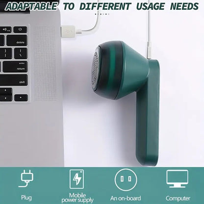 Lint Remover Electric, (مزيل الوبر الكهربائي) Sweater Fabric Shaver Home-Edition, Powerful and Efficient for Clothes and Furniture, Legging, Sofa, Curtain, Socks AC Adapter Powered Remover