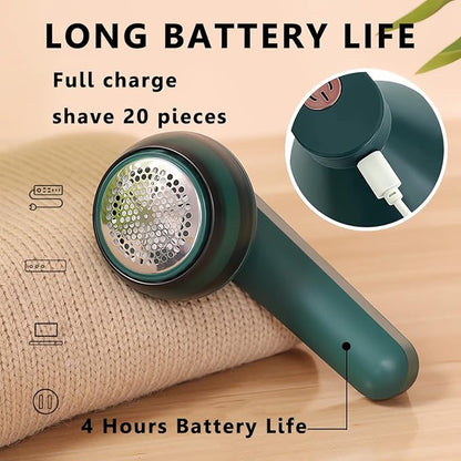 Lint Remover Electric, (مزيل الوبر الكهربائي) Sweater Fabric Shaver Home-Edition, Powerful and Efficient for Clothes and Furniture, Legging, Sofa, Curtain, Socks AC Adapter Powered Remover