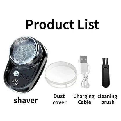 Electric Mini Shaver (ماكينة حلاقة كهربائية صغيرة للرجال والنساء) USB Rechargeable Razor Waterproof Unisex Travel Portable Shaver Newly Upgraded 2025 Shining Mod