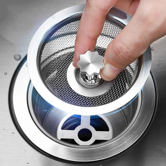 Stainless Steel Kitchen Sink Filter Anti-blocking Sink Sewer Strainers Bathroom Floor