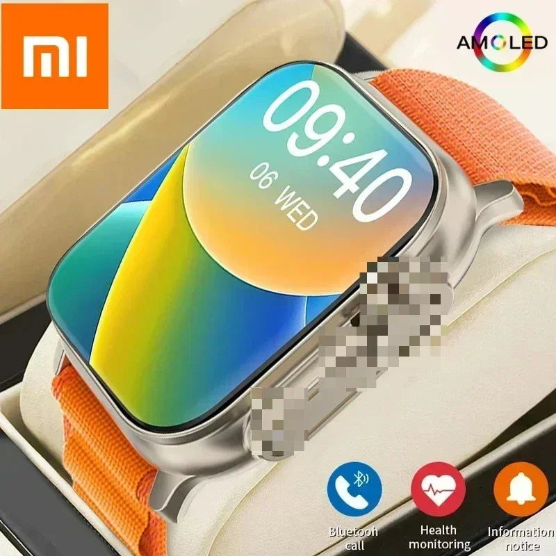 Xiaomi T900 Ultra 2 Smart Watch Men 49mm Series 8 "AMOLED Screen NFC Compass Waterproof Ultra 8 Smartwatch